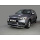 Защита переднего бампера 60 мм ТСС для Mitsubishi ASX 2017-2019