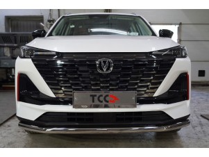 Защита передняя нижняя 60,3 мм для Changan CS55 plus I Рестайлинг 2WD 1.5T 2021 – н.в. CHANCS55PL23-05