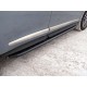 Пороги алюминиевые ТСС с накладкой чёрные для Infiniti QX60 2016-2021 INFQX6016-45BL