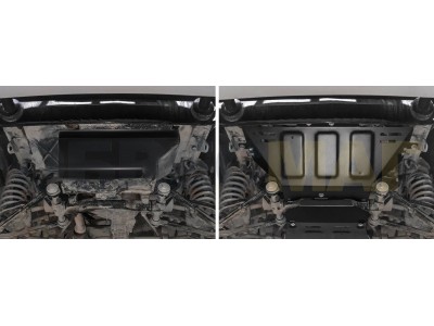 Защита картера и КПП Автоброня, сталь 2 мм для Lada (ВАЗ) 2121/4х4/4х4 Urban 1977-2021