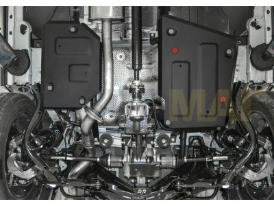 Защита топливного бака Автоброня, сталь 2 мм для Haval F7/F7x 2019-2021