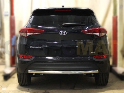 Защита заднего бампера 53 мм для Hyundai Tucson 2015-2018