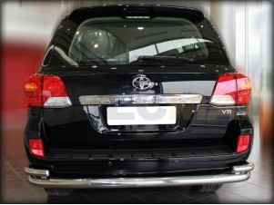Защита задняя с уголками 76-53 мм для Toyota Land Cruiser 200 № LCN2013 10