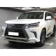 Защита переднего бампера 76 мм для Lexus LX-570/450d 2015-2021