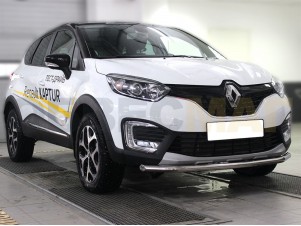 Защита переднего бампера 53 мм для Renault Kaptur № RK16_1