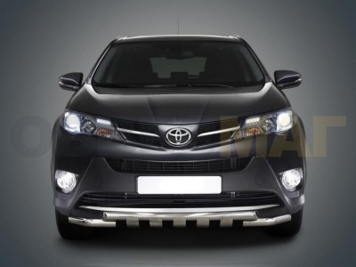 Защита переднего бампера Shark 60 мм для Toyota RAV-4 2013-2015