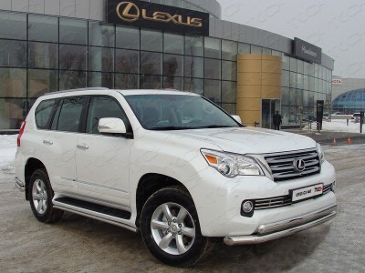 Накладка решётки радиатора 16 мм ТСС для Lexus GX460 2010-2013