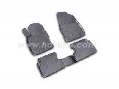 Коврики в салон полиуретан 4 штуки Element для Ford Focus 2 2004-2011