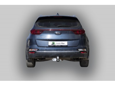 Фаркоп для Kia Sportage 4 рестайл 2018-2022, Hyundai Tucson рестайл, кроме авто с двигателем 2,4 л 2018-2021 съемное крепление шара под американский квадрат