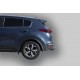Фаркоп для Kia Sportage 4 рестайл 2018-2022, Hyundai Tucson рестайл, кроме авто с двигателем 2,4 л 2018-2021 съемное крепление шара под американский квадрат
