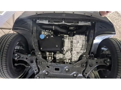 Защита картера двигателя, КПП (2 мм, сталь) для Chery Tiggo 8 Pro Max 2022-н.в. (V = 2.0 AT 4WD)