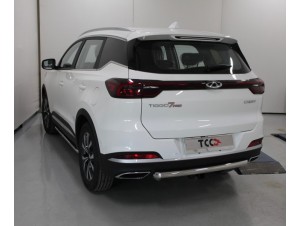 Защита заднего бампера 60 мм для Chery Tiggo 7 Pro № CHERTIG7P20-33 (только для авто с передним приводом)