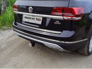 Накладка на заднюю дверь лист шлифованный для Volkswagen Teramont № VWTER18-03