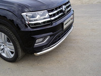 Защита переднего бампера 60 мм ТСС для Volkswagen Teramont 2018-2021