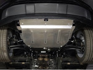 Защиты комплект алюминий 4 мм: картер и бак для Volkswagen Teramont № ZKTCC00363K