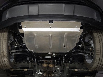 Защита картера ТСС алюминий 4 мм для Volkswagen Teramont 2018-2021