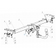 Фаркоп для Tank 700 2024-н.в. быстросъемное крепление шара с ключом