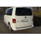 Защита заднего бампера уголки 42 мм ТСС для Volkswagen Multivan/Caravelle 2009-2015