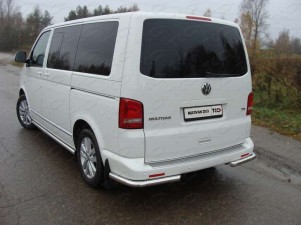 Защита заднего бампера уголки 60 мм для Volkswagen Multivan/Caravelle № VWMULT13-13