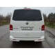Защита заднего бампера уголки 60 мм ТСС для Volkswagen Multivan/Caravelle 2009-2015