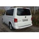 Защита заднего бампера овальная 75х42 мм ТСС для Volkswagen Multivan/Caravelle 2009-2015