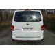 Защита заднего бампера овальная 75х42 мм ТСС для Volkswagen Multivan/Caravelle 2009-2015