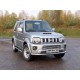 Защита переднего бампера 60 мм ТСС для Suzuki Jimny 2012-2018