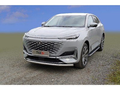 Защита передняя нижняя 60,3 мм ТСС для Changan UNI-K 2020 – н.в.