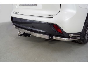 Фаркоп надпись Highlander, шар E нержавеющий для Toyota Highlander № TCU00172N