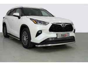 Защита переднего бампера 60 мм для Toyota Highlander № TOYHIGHL20-24