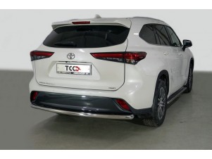 Защита заднего бампера 60 мм для Toyota Highlander № TOYHIGHL20-27