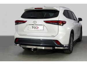 Защита задняя двойные уголки 60-42 мм для Toyota Highlander № TOYHIGHL20-30
