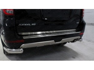 Накладка на заднюю дверь лист шлифованный  для Haval H9 № HAVH917-06