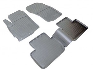 Коврики в салон Norplast полиуретан чёрные для Mitsubishi Outlander № NPA11-C59-510
