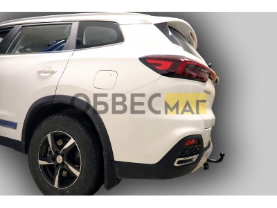 Фаркоп для Xcite X-Cross 8 2024-н.в., Chery Tiggo 8 2019-2024, Chery Tiggo 8 Pro 2021-2024, Chery Tiggo 8 Pro Max 2022-2024, Tenet T8 2025-н.в. без выреза бампера. Тип шара: А. Нагрузки: 1200/75 кг (без электрики в комплекте)