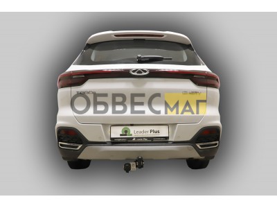 Фаркоп для Xcite X-Cross 8 2024-н.в., Chery Tiggo 8 2019-2024, Chery Tiggo 8 Pro 2021-2024, Chery Tiggo 8 Pro Max 2022-2024, Tenet T8 2025-н.в. без выреза бампера. Тип шара: А. Нагрузки: 1200/75 кг (без электрики в комплекте)