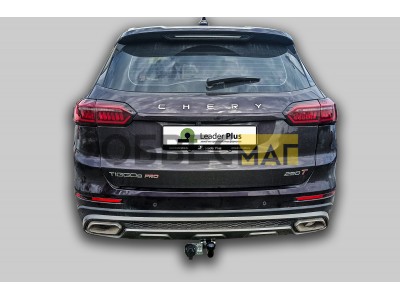 Фаркоп для Xcite X-Cross 8 2024-н.в., Chery Tiggo 8 2019-2024, Chery Tiggo 8 Pro 2021-2024, Chery Tiggo 8 Pro Max 2022-2024, Tenet T8 2025-н.в. без выреза бампера. Тип шара: А. Нагрузки: 1200/75 кг (без электрики в комплекте)