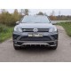 Защита передняя кенгурин 60-42 мм ТСС для Volkswagen Touareg R-Line 2014-2017