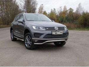 Защита передняя кенгурин 60 мм для Volkswagen Touareg R-Line № VWTOUARRL14-12