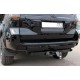 Фаркоп с хромированной накладкой для Toyota Land Cruiser Prado 2010-2023, Toyota Land Cruiser Prado 120 2002-2010 (3 точки крепления) съемное крепление шара под американский квадрат