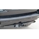 Фаркоп с хромированной накладкой для Toyota Land Cruiser Prado 2010-2023, Toyota Land Cruiser Prado 120 2002-2010 (3 точки крепления) съемное крепление шара под американский квадрат