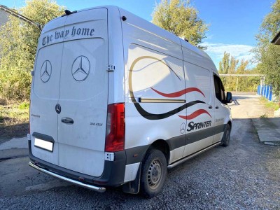 Пороги труба d-60 для Mercedes Sprinter кузов 907 2021 – н.в.