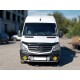Защита переднего бампера одинарная с подгибами d-60 Технотек для Mercedes Sprinter 2006-2018