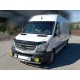 Защита переднего бампера одинарная с подгибами d-60 Технотек для Mercedes Sprinter 2006-2018