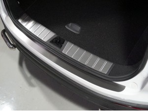 Накладка на задний бампер лист шлифованный для Geely Coolray № GEELCOOL20-04
