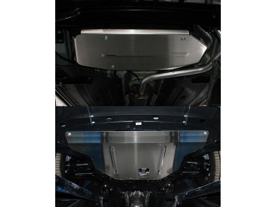 Защиты комплект, алюминий 4 мм картер, КПП, бак  ТСС для Kia Soul 2019-2021