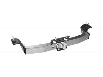 Фаркоп с нержавеющей накладкой для Toyota Land Cruiser Prado J120 2003-2009, J150 2009-2023, Lexus GX 470 2003-2009, GX 460 2009-2023 фланцевое крепление шара