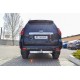 Фаркоп с нержавеющей накладкой для Toyota Land Cruiser Prado J120 2003-2009, J150 2009-2023, Lexus GX 470 2003-2009, GX 460 2009-2023 фланцевое крепление шара