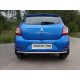 Защита заднего бампера 42 мм ТСС для Renault Sandero 2015-2021