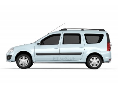 Защита порогов прямая d=51 мм (НПС) для Lada Largus 2012-н.в.